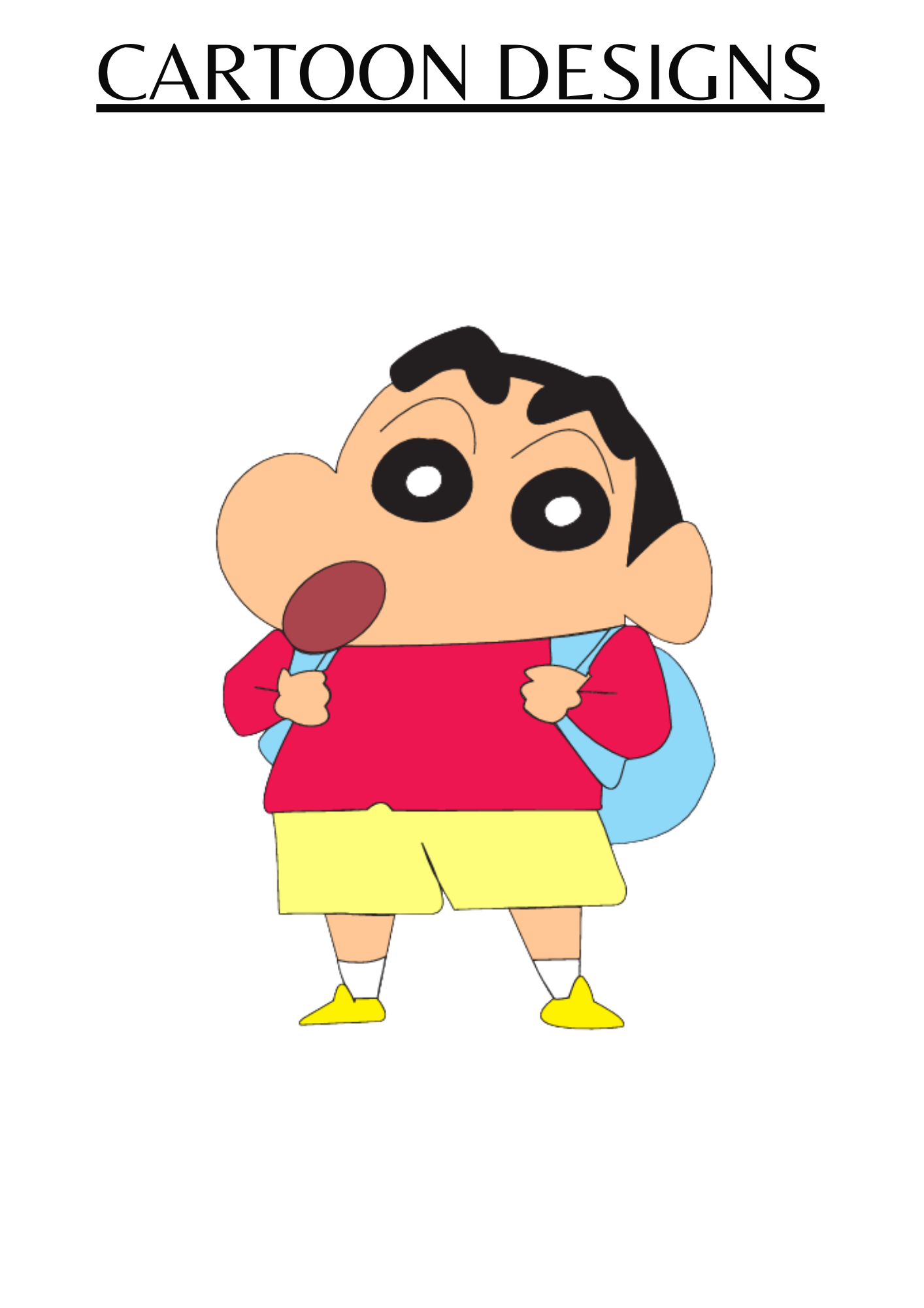 Shinchan Nohara Mischief Character Mascot